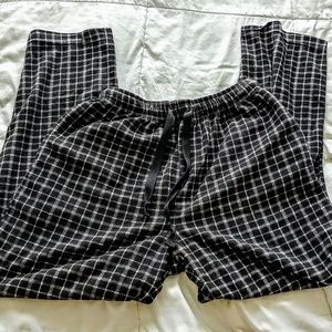 Gray Soft Stafford Men's Fleece Lounge Pants Sz M